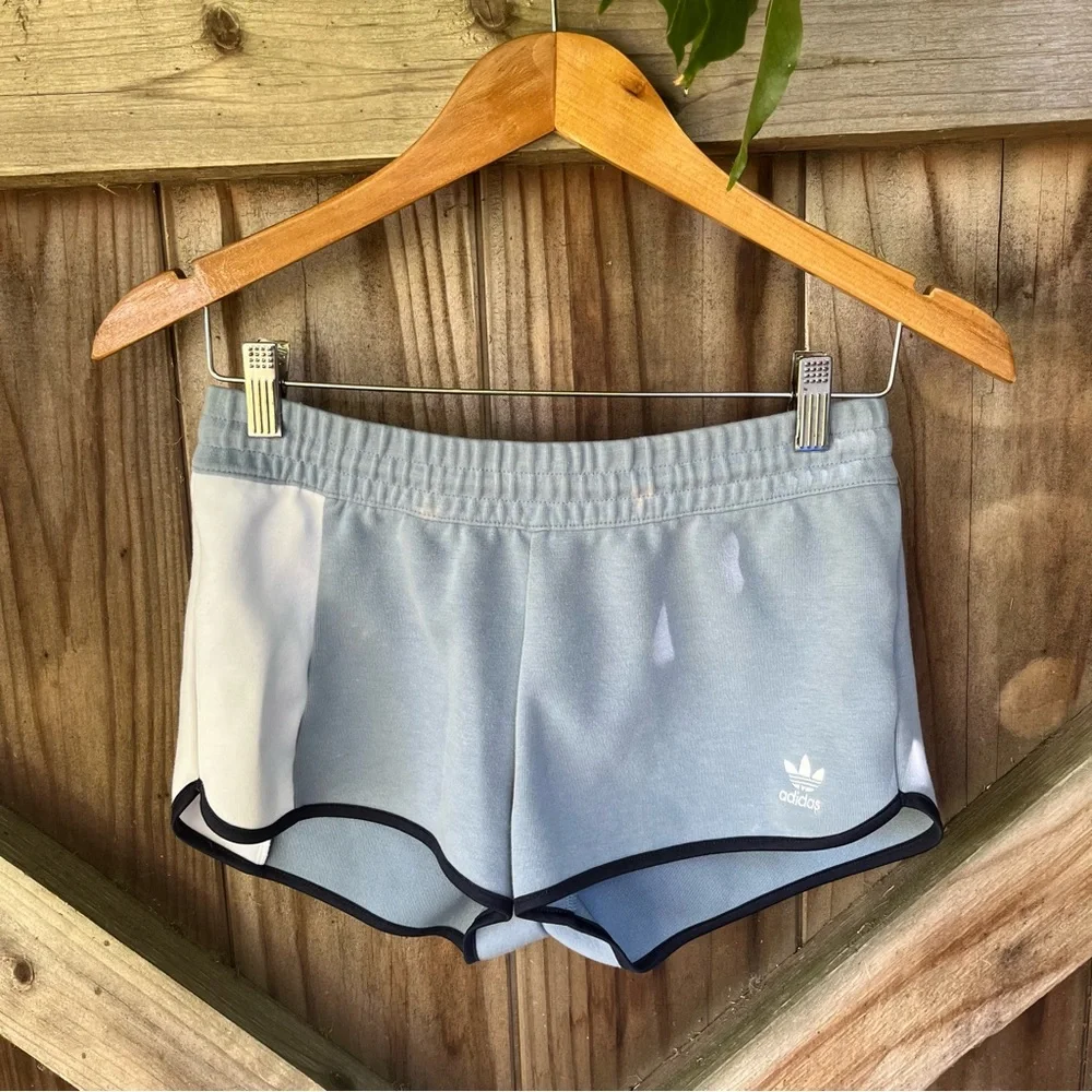 Blue Adidas Dolphin Shorts - Picture 1 of 5